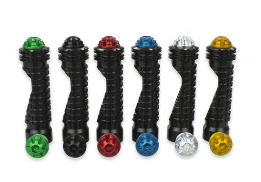 Milled footpeg end cap