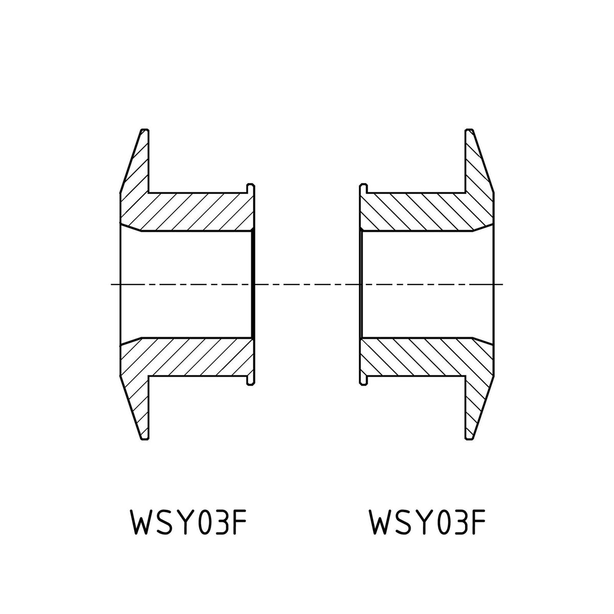 Captive wheel spacers Yamaha R3(15-25)