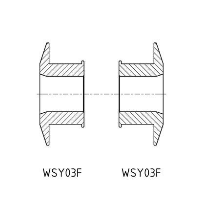 Captive wheel spacers Yamaha R3(15-25)
