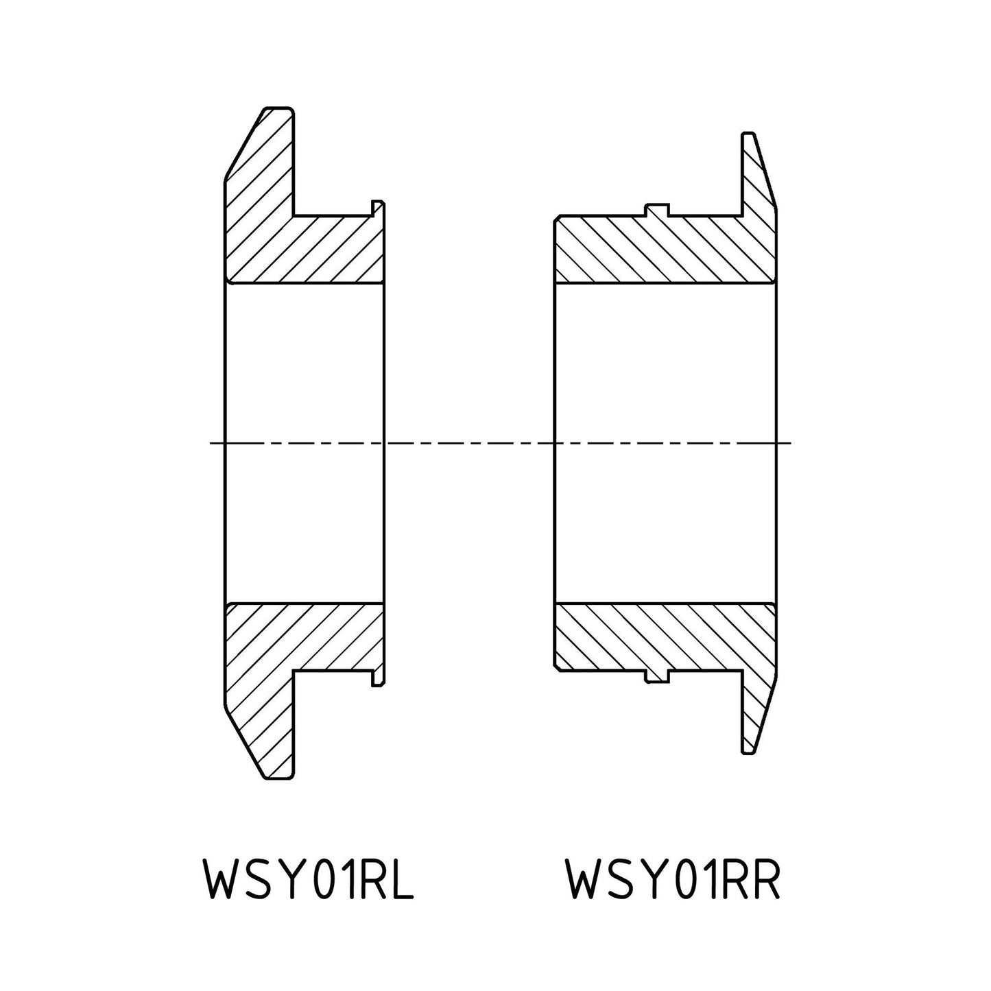 Captive wheel spacers Yamaha R6(17-25)