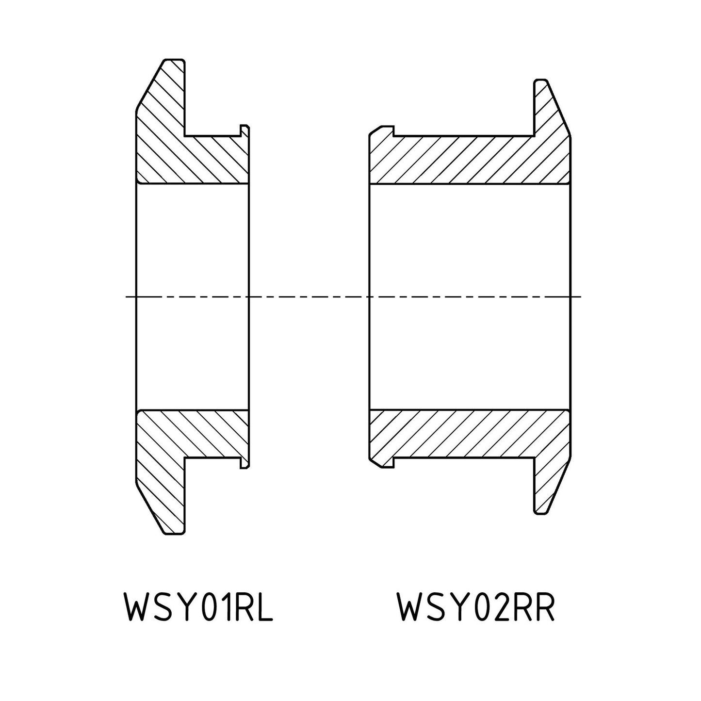 Captive wheel spacers Yamaha R1(15-25)