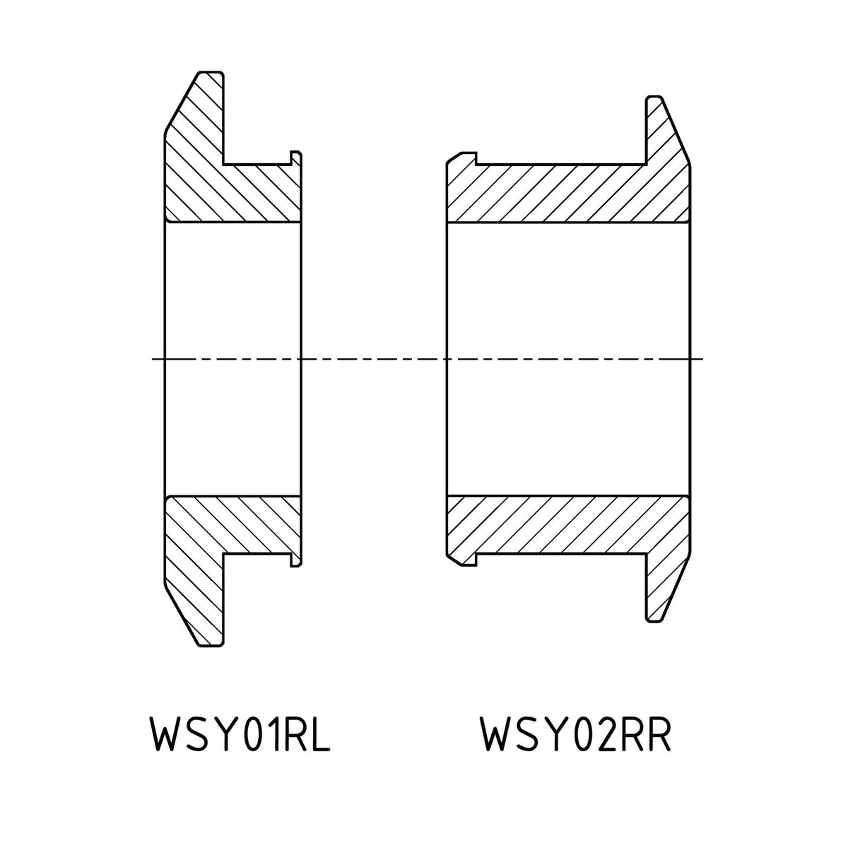 Captive wheel spacers Yamaha R1(15-25)